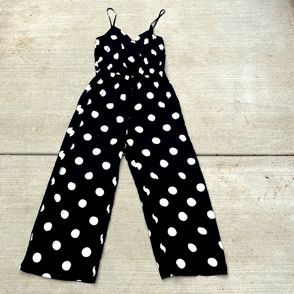 Black n White polka Dot Jumper